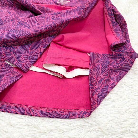 Women Vineyards Vines Linear Tropic Golf Skort Pink and Purple Extra Small - Picture 6 of 8